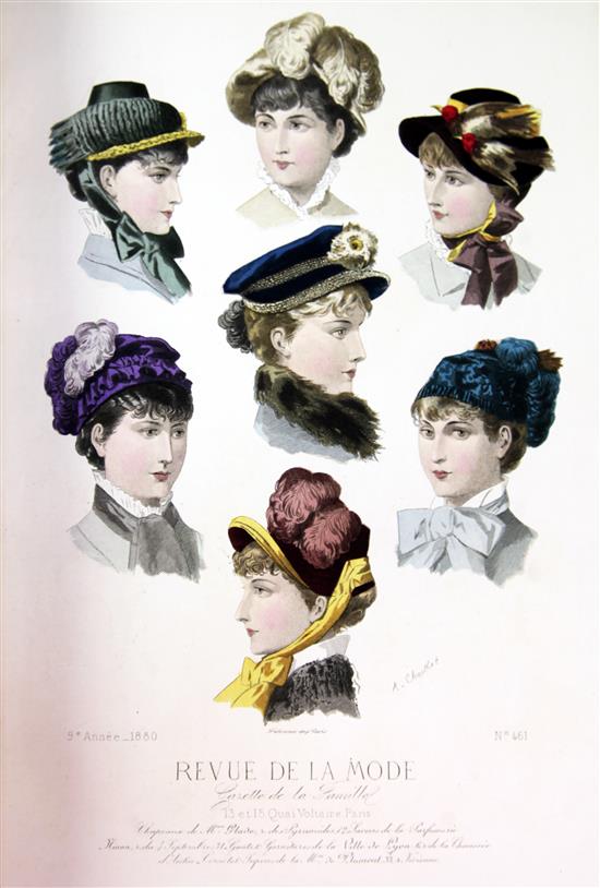 Modes- Revue de la Mode circa 1878, 130 plates